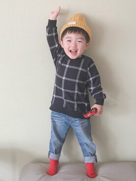 モリコさん(キッズ・80cm)の春コーディネート