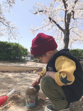 モリコさん（キッズ・80cm）の春コーディネート