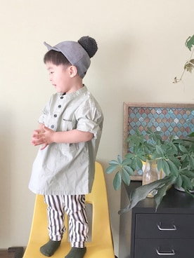 モリコさん（キッズ・80cm）の春コーディネート