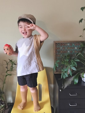 「2歳10ヶ月」｜「アイテム（その他）」を使った、モリコさん（キッズ・80cm）の夏コーディネート
