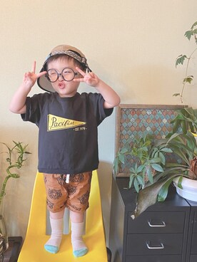 「2歳10ヶ月」｜「アイテム（その他）」を使った、モリコさん（キッズ・80cm）の夏コーディネート