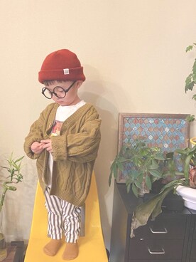 「E.T.」｜モリコさん（キッズ・80cm）の秋コーディネート