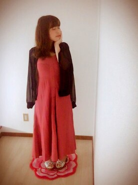 「one way（ワンウェイ）のアイテム（ブルゾン）」を使った、nyan.m❇︎さん（レディース・154cm）の夏コーディネート