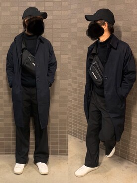 「GU（ジーユー）の（GU）ワイドアンクルパンツＡ（WOMEN ⁄ ガウチョパンツ・ワイドパンツ）」を使った、hrtrentvirginiaさん（メンズ・177cm）の冬コーディネート
