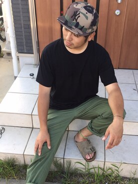 ばすやまさんさん（メンズ・175cm）の夏コーディネート