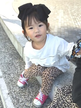 ◡̈iさん（キッズ・90cm）の秋コーディネート