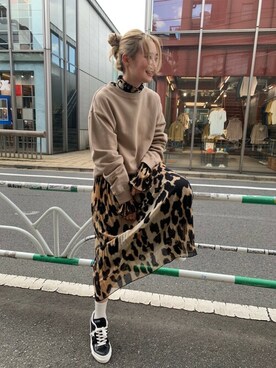 「forget-me-nots（フォーゲットミーノッツ）のアイテム」を使った、Shizukaさん（レディース・159cm）の春コーディネート