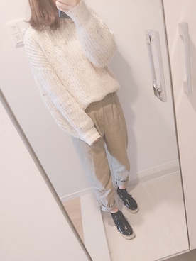 ぷんさん（レディース・155cm）の冬コーディネート