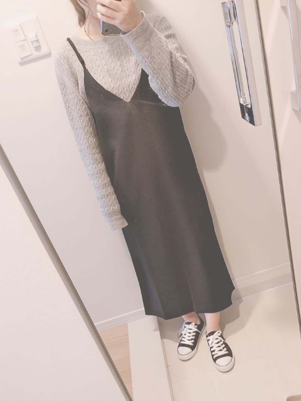 UNIQLO（ユニクロ）の「コットンカシミヤケーブルボートネックセーター
