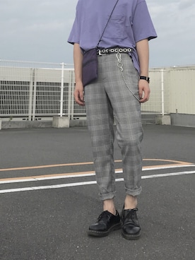 「niko and...（ニコアンド）のアイテム（財布/小物）」を使った、ゆつきさん（メンズ・173cm）の夏コーディネート
