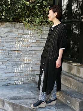 「H.A.K（ハク）のアイテム」を使った、naruさん（レディース・163cm）の夏コーディネート