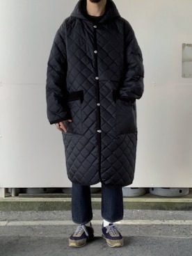 「COMOLI（コモリ）のアイテム（その他アウター）」を使った、k_u_nioさん（メンズ・171cm）の秋コーディネート