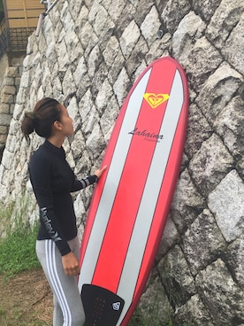 「ROXY（ロキシー）のアイテム（その他）」を使った、AKIRUさん（レディース・165cm）の秋コーディネート