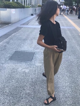 「Green Parks fuuwa（グリーンパークスフーワ）のアイテム（パンツ）」を使った、ᴀʏᴜさん（レディース・160cm）の秋コーディネート