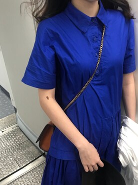 「蓝色系」｜凤梨ooneelyさん（レディース・164cm）の秋コーディネート