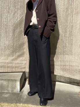 テーラードジャケットを使った ショート丈 のメンズ人気ファッションコーディネート Wear