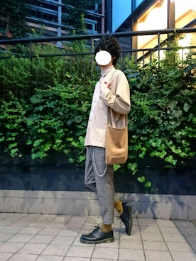 「くつした」｜「アイテム（財布/小物）」を使った、shin さん（メンズ・178cm）の秋コーディネート