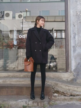 「FLYMODEL（フライモデル）のアイテム」を使った、FLYMODELさん（レディース・167cm）の冬コーディネート