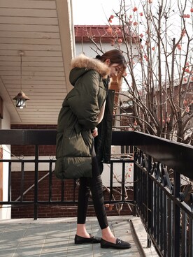 「FLYMODEL（フライモデル）のアイテム」を使った、FLYMODELさん（レディース・167cm）の冬コーディネート
