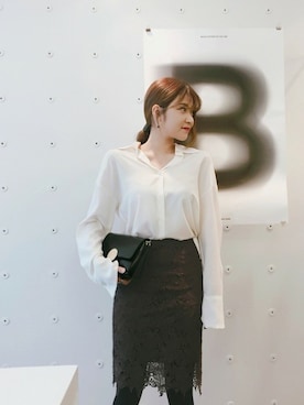 「FLYMODEL（フライモデル）のアイテム（スカート）」を使った、FLYMODELさん（レディース・167cm）の秋コーディネート