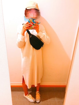 「ジーユーコーデ」｜「アイテム（ワンピース/ドレス）」を使った、ｕｘ‎☺︎さん（レディース・162cm）の夏コーディネート