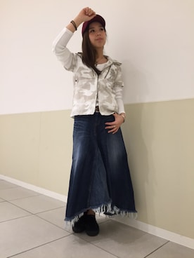 kinukaさん（レディース・157cm）の春コーディネート