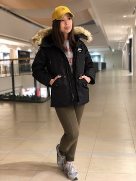 kinukaさん（レディース・157cm）の冬コーディネート