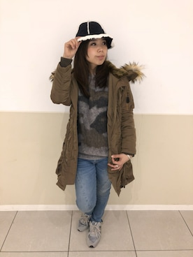 kinukaさん（レディース・157cm）の秋コーディネート