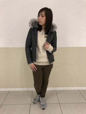 kinukaさん（レディース・157cm）の冬コーディネート