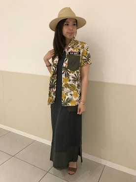 kinukaさん（レディース・157cm）の夏コーディネート