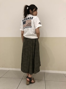 kinukaさん（レディース・157cm）の夏コーディネート