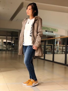 kinukaさん（レディース・157cm）の秋コーディネート