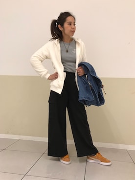 「3way」｜kinukaさん（レディース・157cm）の秋コーディネート