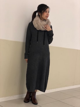 kinukaさん(レディース・157cm)の冬コーディネート