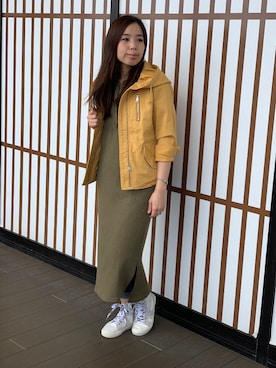 「ワッフル」｜kinukaさん（レディース・157cm）の春コーディネート