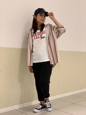 kinukaさん（レディース・157cm）の夏コーディネート