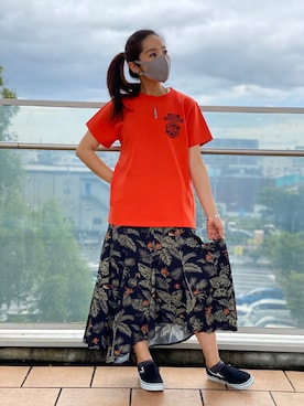 kinukaさん（レディース・157cm）の夏コーディネート