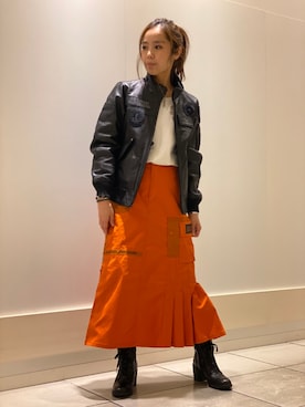 kinukaさん（レディース・157cm）の秋コーディネート