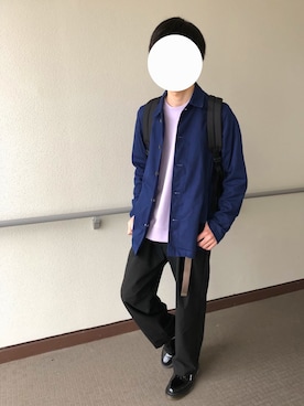 「SHIPS GENERAL SUPPLY（シップスジェネラルサプライ）のアイテム（その他アウター）」を使った、LiRpAさん（メンズ・160cm）の春コーディネート