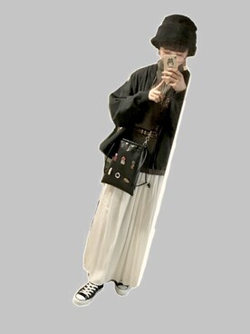 「merry jenny（メリージェニー）のアイテム（ブルゾン）」を使った、みーこさん（レディース・162cm）の春コーディネート