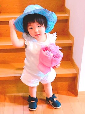 ulalaさん（キッズ・80cm）の夏コーディネート