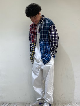 「MENS」｜山直 悠一郎さん（メンズ・175cm）の春コーディネート