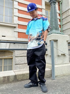 山直 悠一郎さん（メンズ・175cm）の春コーディネート