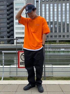 山直 悠一郎さん(メンズ・175cm)の春コーディネート
