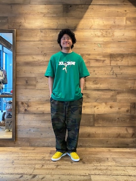 「アニメ」｜山直 悠一郎さん（メンズ・175cm）の春コーディネート