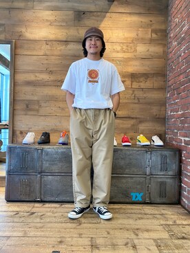 山直 悠一郎さん（メンズ・175cm）の夏コーディネート