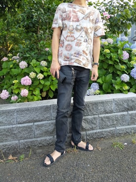 「MALKOMALKA（マルコマルカ）のアイテム」を使った、ゆう【相互フォロー】さん（メンズ・184cm）の夏コーディネート