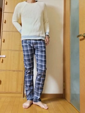 「チェック柄に恋してる」｜「アイテム（アナログ腕時計）」を使った、ゆう【相互フォロー】さん（メンズ・184cm）の秋コーディネート