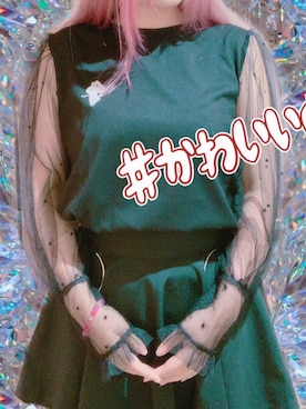 「REFLEM（レフレム）のアイテム（スカート）」を使った、kaguyaさん（レディース・154cm）の秋コーディネート