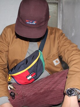 「Carhartt WIP（カーハートダブリューアイピー）のアイテム（その他アウター）」を使った、O.Huang_さん（メンズ・175cm）の秋コーディネート